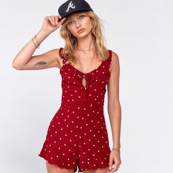 Flynn Skye // Mini Romper in “dippin dot” - Picture 2 of 4